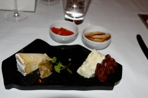 Norwegian Cruise Line's Chef's Table St. Andre Triple Creme and Stilton