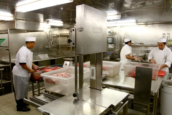 Norwegian Cruise Line Galley Tour from Chef's Table Package